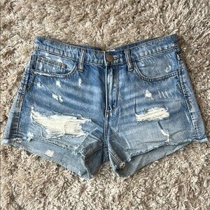 Distressed Denim Women's Shorts